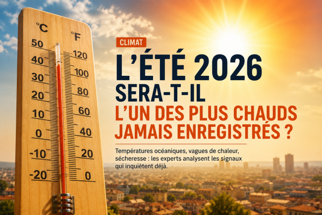 L'ÉTÉ 2026 SERA-T-IL L'UN DES PLUS CHAUDS JAMAIS ENREGISTRÉS ?