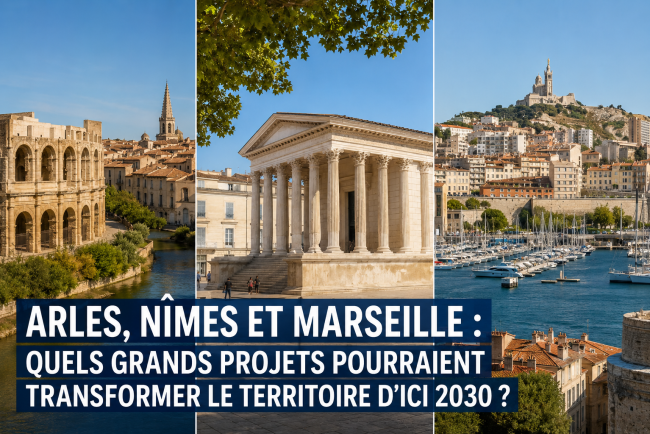 ARLES, NÎMES ET MARSEILLE : QUELS GRANDS PROJETS POURRAIENT TRANSFORMER LE TERRITOIRE D'ICI 2030 ?