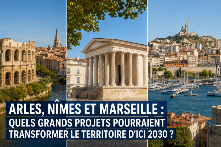 ARLES, NÎMES ET MARSEILLE : QUELS GRANDS PROJETS POURRAIENT TRANSFORMER LE TERRITOIRE D'ICI 2030 ?