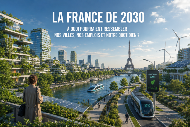LA FRANCE DE 2030 : À QUOI POURRAIENT RESSEMBLER NOS VILLES, NOS EMPLOIS ET NOTRE QUOTIDIEN ?