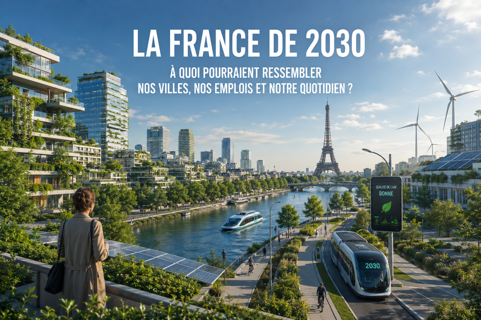 LA FRANCE DE 2030 : À QUOI POURRAIENT RESSEMBLER NOS VILLES, NOS EMPLOIS ET NOTRE QUOTIDIEN ?