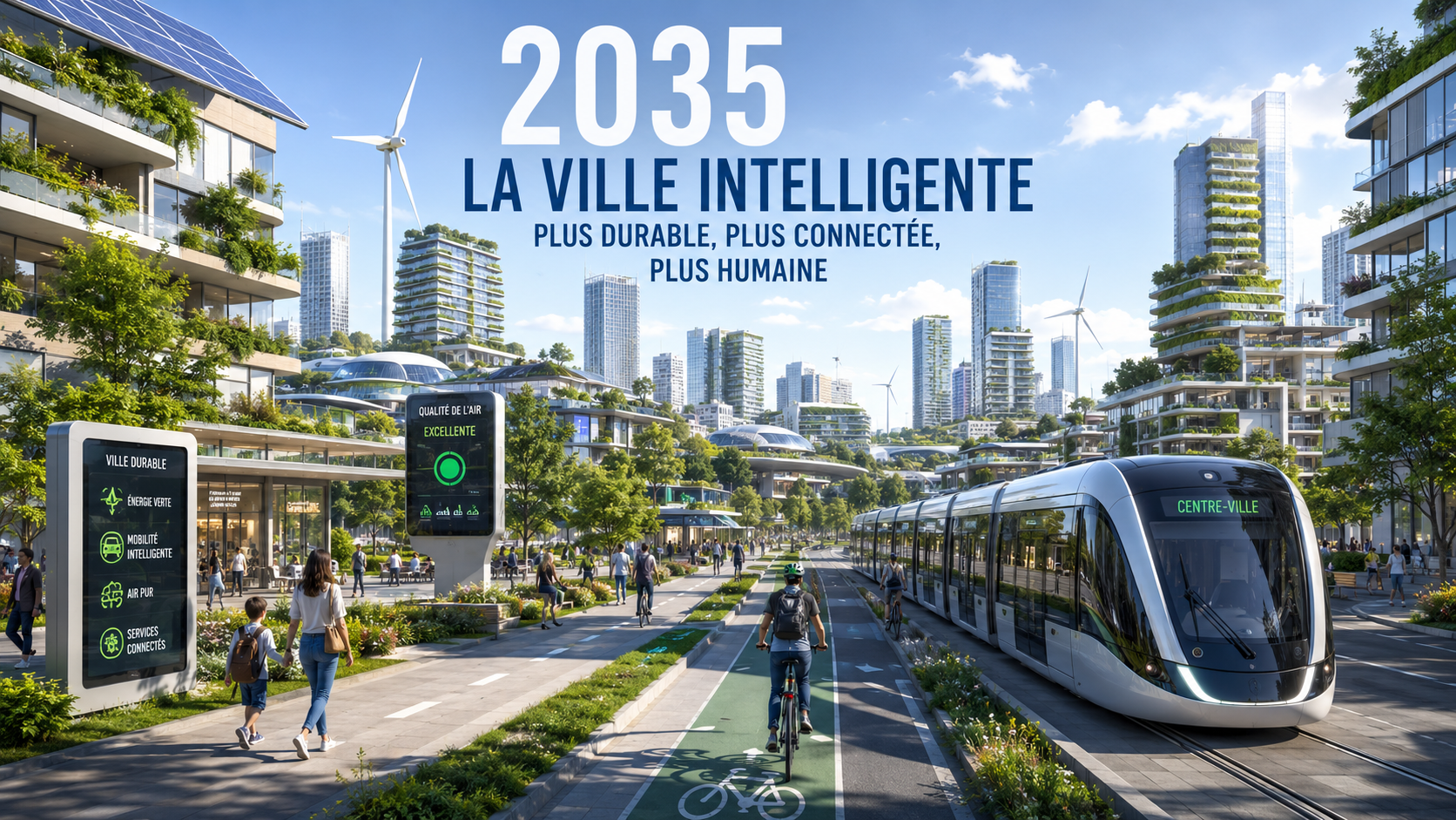 2035 : À quoi pourrait ressembler une journée ordinaire dans une ville intelligente française ?