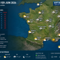 Météo du lundi 1er juin 2026 : chaleur persistante, risque d’orages et ambiance estivale sur une grande partie de la France