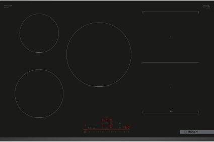 Bosch PVW831HC1E, Série 6, Plaque induction, 5 feux, 80 cm, Noir, Sans cadre