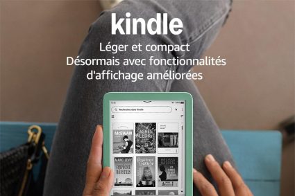 Amazon Kindle (Nouvelle génération) – Le plus léger et compact, avec écran antireflets, changements de page plus rapides et éclairage avant réglable – 16 Go – Sans publicités – Vert matcha