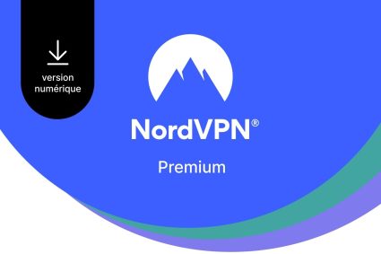 NordVPN Premium, 1 An, Pack VPN & Logiciel de Cybersécurité, Code Numérique