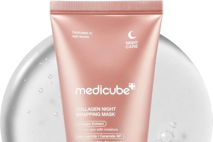 medicube Masque de Nuit Wrapping au Collagène Peel-Off | Soin Élasticité & Hydratation | Effet Glass Skin Repulpant | Anti-Relâchement & Teint Terne | Collagène Hydrolysé | Skincare Coréenne – 75ml