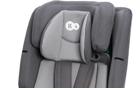 Kinderkraft SAFETY-FIX2 I-SIZE 76-150 cm Isofix Car Seat, Isofix 9 to 36 kg, from 15 months to 12 years, Safety Systems, Adjustable Headrest, Deep Seat, 5-Point Harness, Modular Insert, Grey