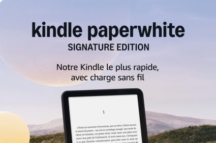 Amazon Kindle Paperwhite Signature Edition (Nouvelle génération) – Notre modèle le plus rapide avec éclairage avant à réglage automatique et charge sans fil – 32 Go – Noir métallisé