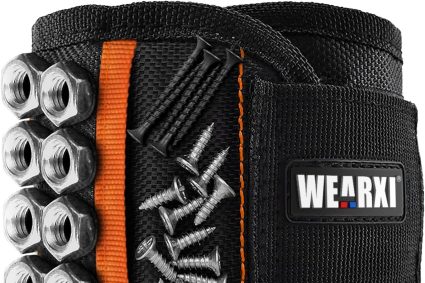 WEARXI Cadeau Fete des Peres Original, Cadeau Homme/Femme Original Utile Bricolage Outillage, Bracelet Magnetique, Idee Papa Anniversaire Fete des Peres