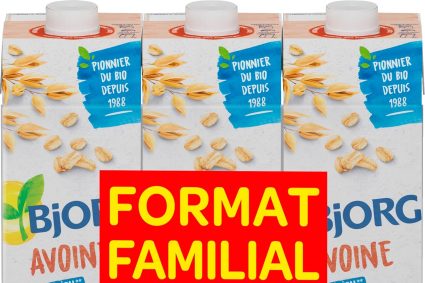 Bjorg Oat Drink – No Added Sugars – Organic Vegetable Drink – Family Size – 3 x 1 L