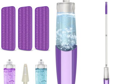 MEXERRIS Mop Spray Mop with Reservoir Spray Mop Professional Microfibre Mop Sprayer for Home, Kitchen, Hardwood, Laminate, Wood